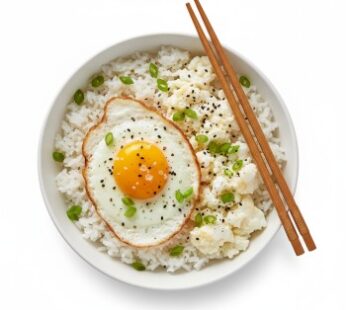 White Rice with Egg Protein