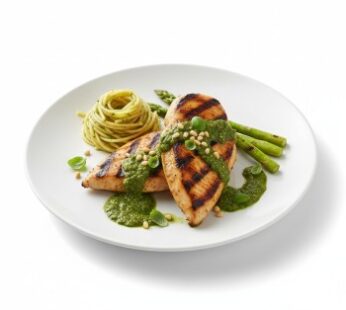 Grill Chicken With Pesto Sauce