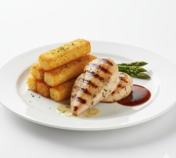 Chicken With Mash Potatoes Stick